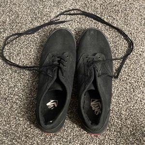 Black low top vans